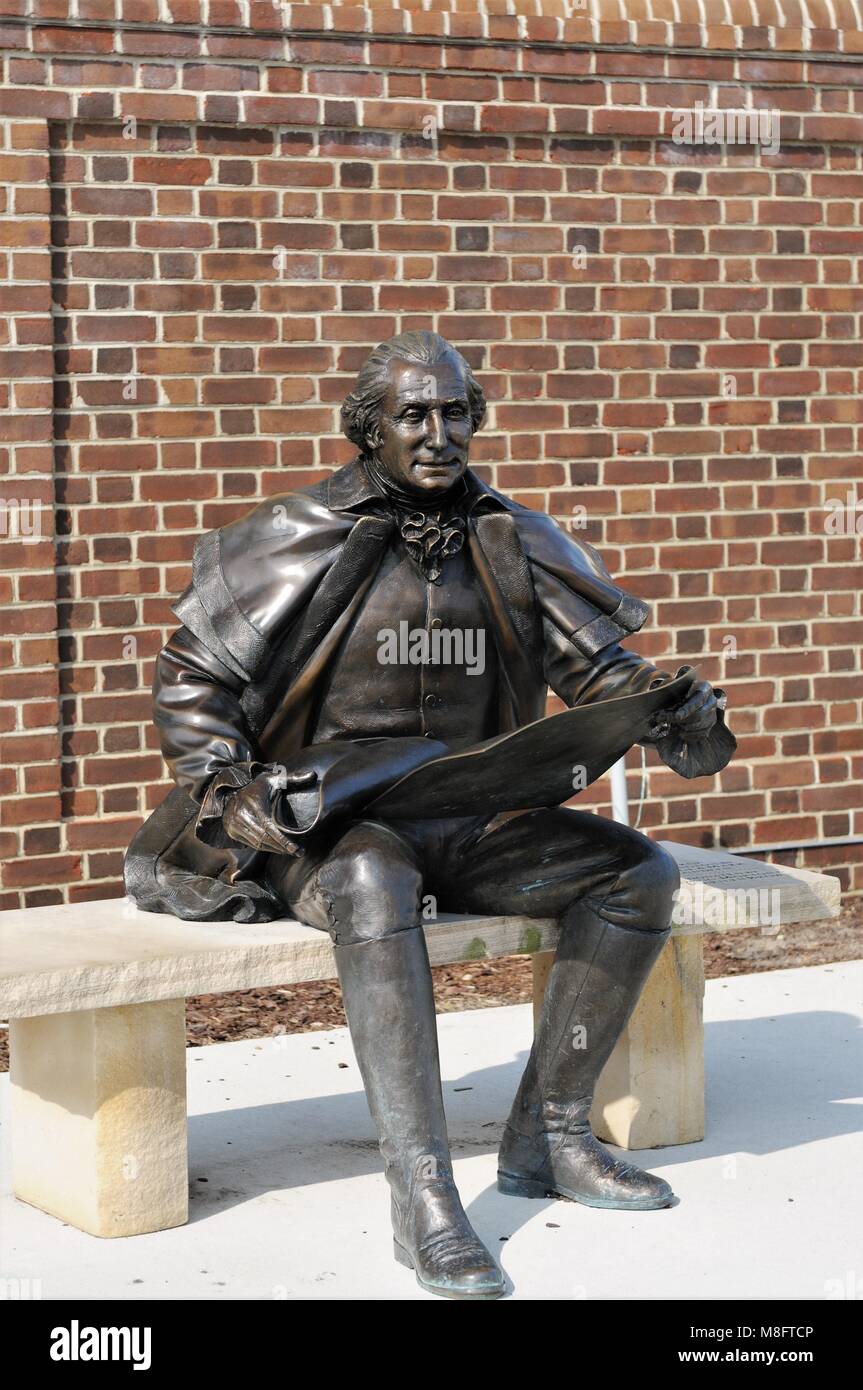 President Washington the first American President Stock Photo