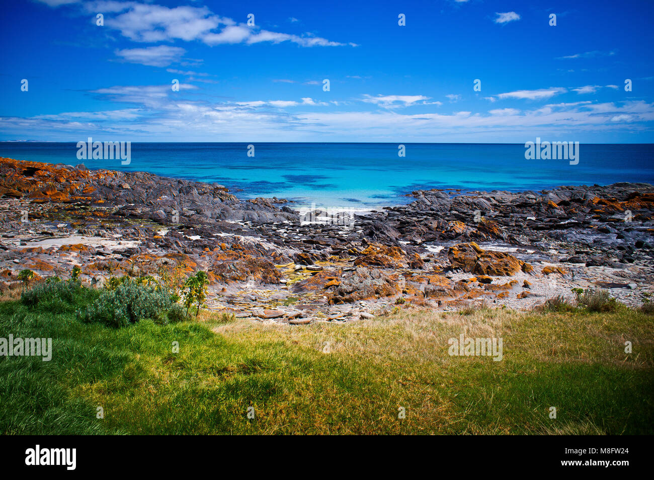 Rocky beach Penneshaw, Kangaroo Island, South Australia, Stock Photo