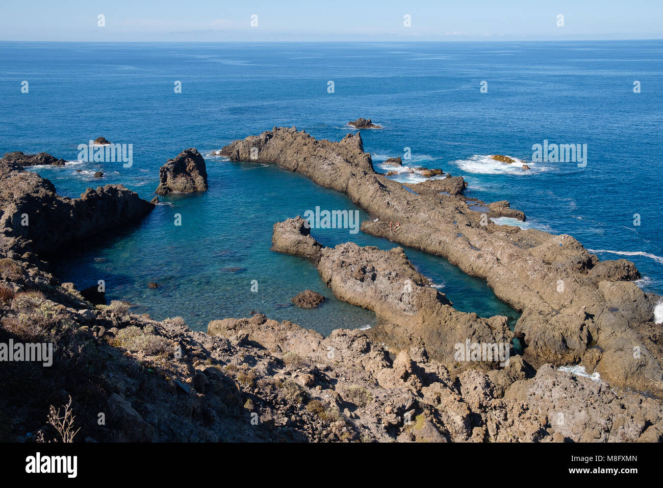 natural swimming pools on Tenerife island Stock Photo Alamy