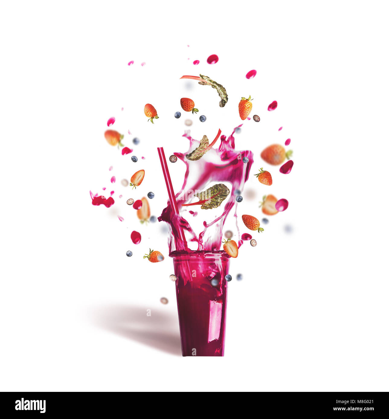 https://c8.alamy.com/comp/M8G021/glass-with-drinking-straw-and-pink-purple-splash-summer-beverage-smoothie-M8G021.jpg