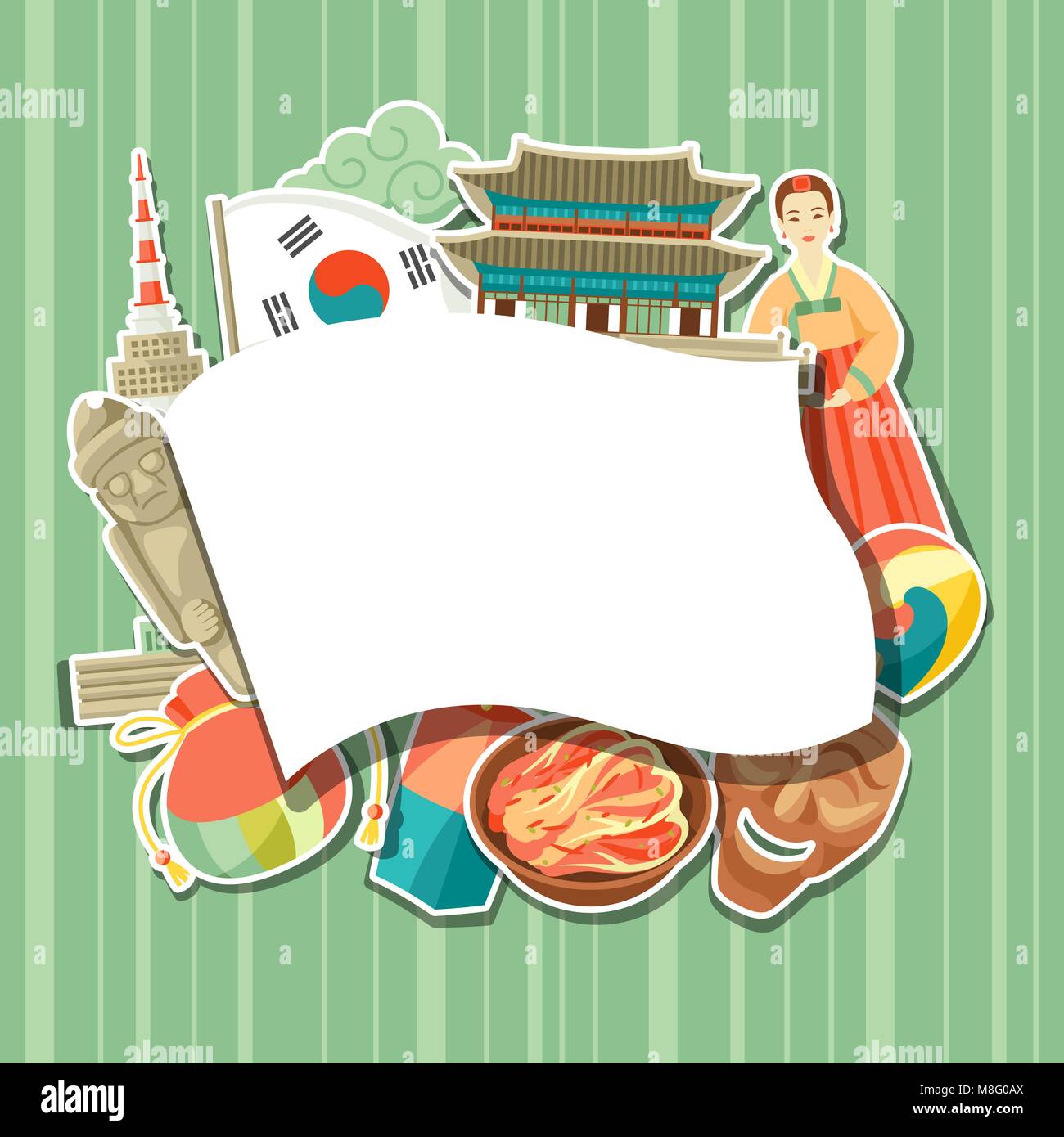 Các biểu tượng dán Hàn Quốc là hình ảnh gắn liền với đất nước và văn hóa Hàn Quốc. Bức ảnh về những hình ảnh dán Hàn Quốc sẽ khiến bạn muốn sưu tập và sử dụng những hình ảnh này để thể hiện cảm nhận của mình về đất nước này. 