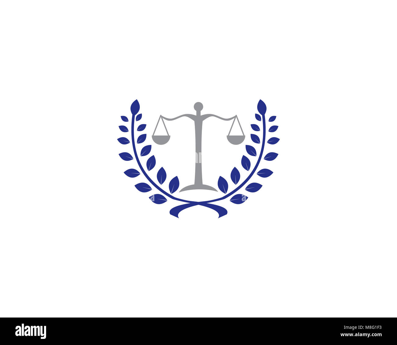 Law pillar logo design hi-res stock photography and images - Alamy