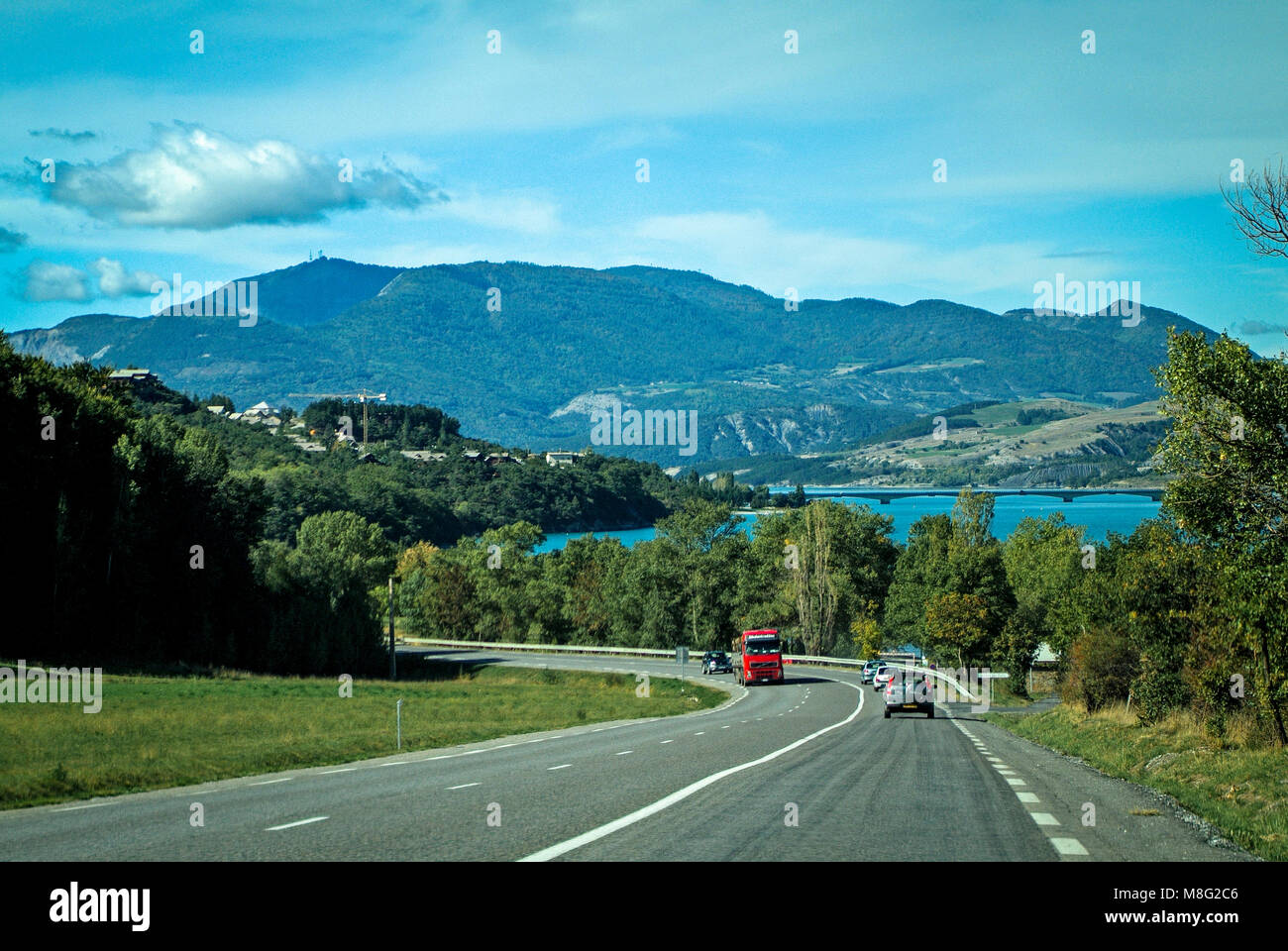 Motoring in the French Dauphiné Alps, France Stock Photo Alamy