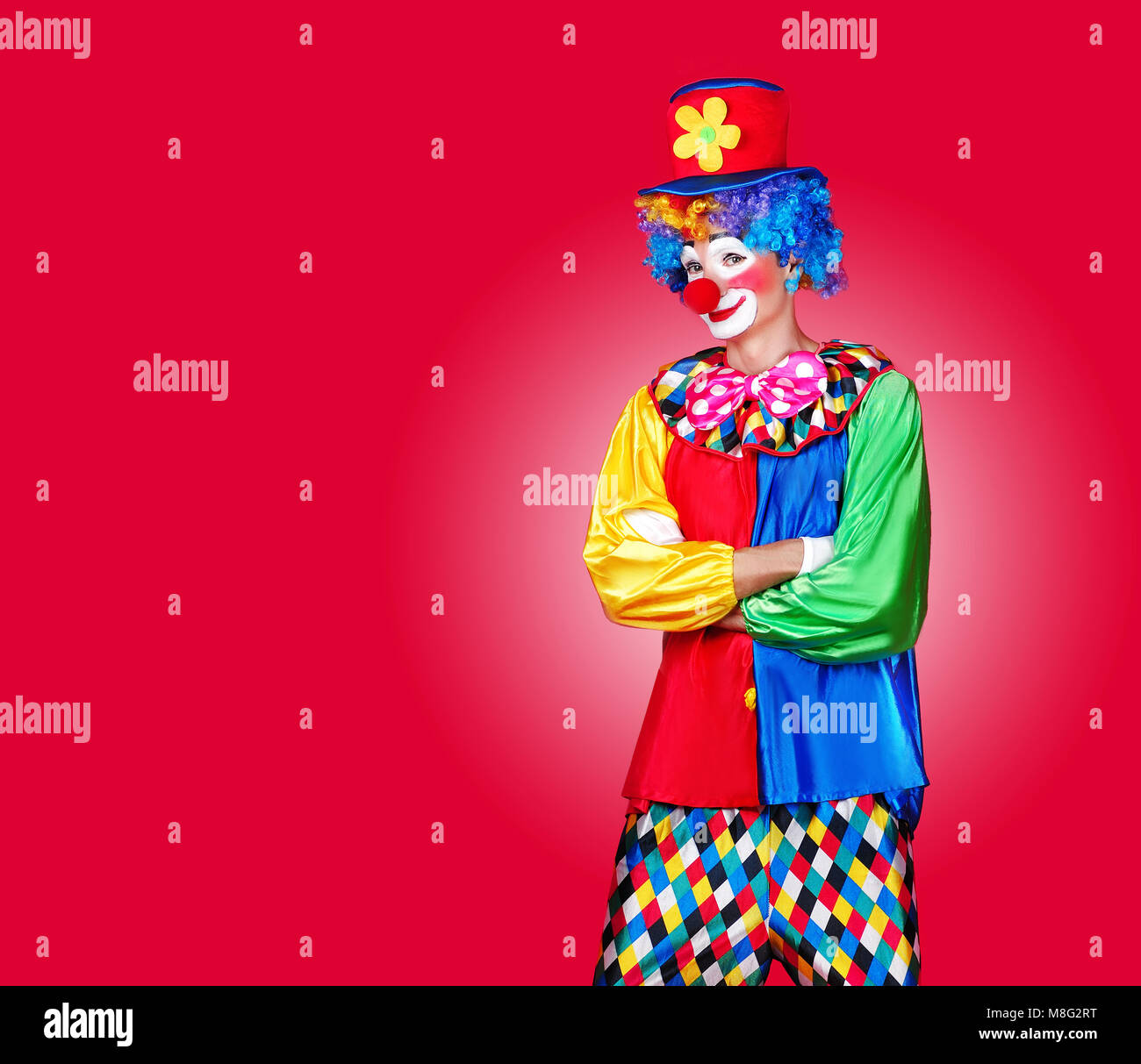 Red Clown Wig High Resolution Stock Photography and Images Alamy