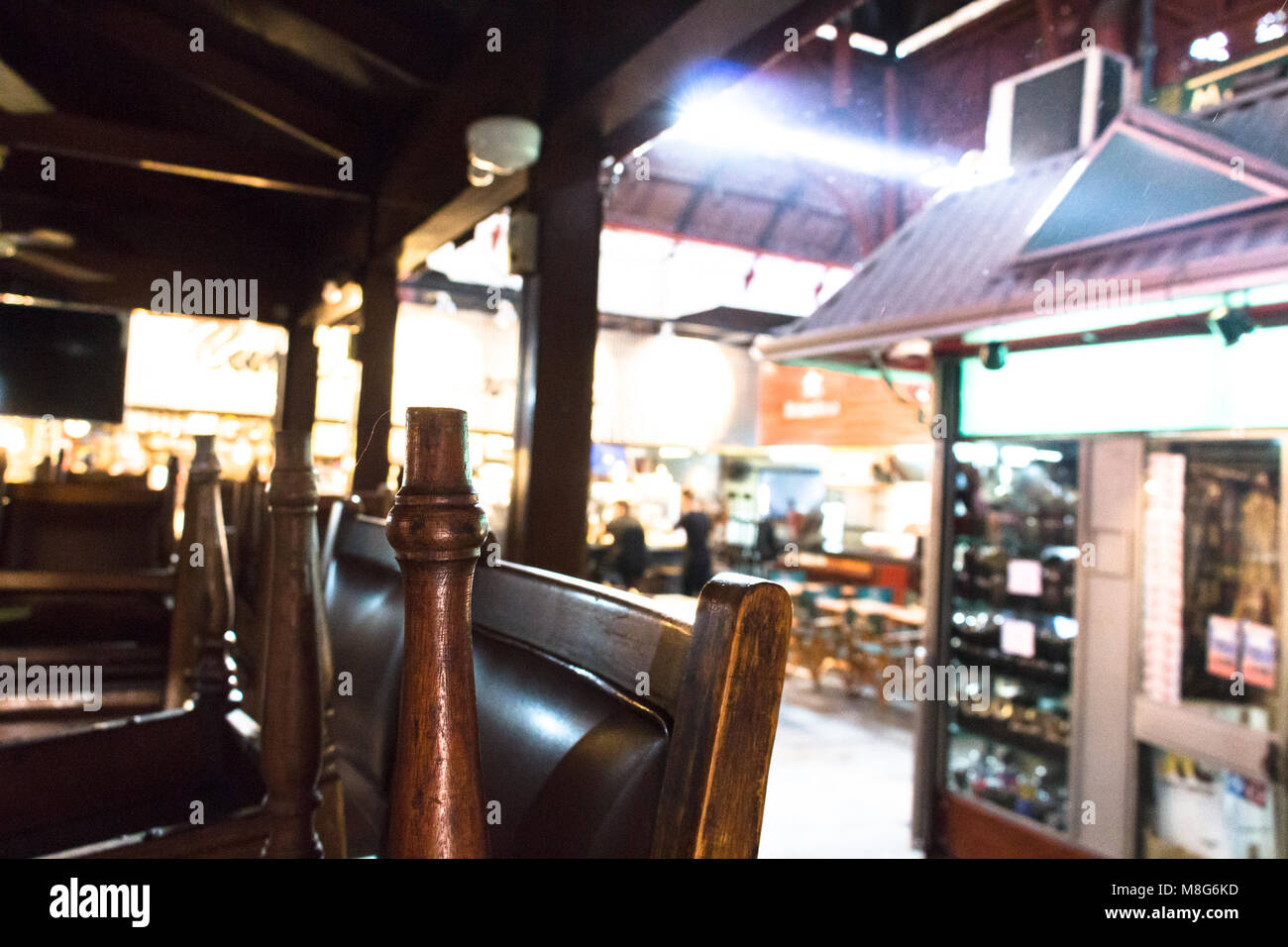 Upside down restaurant chairs hires stock photography and images Alamy