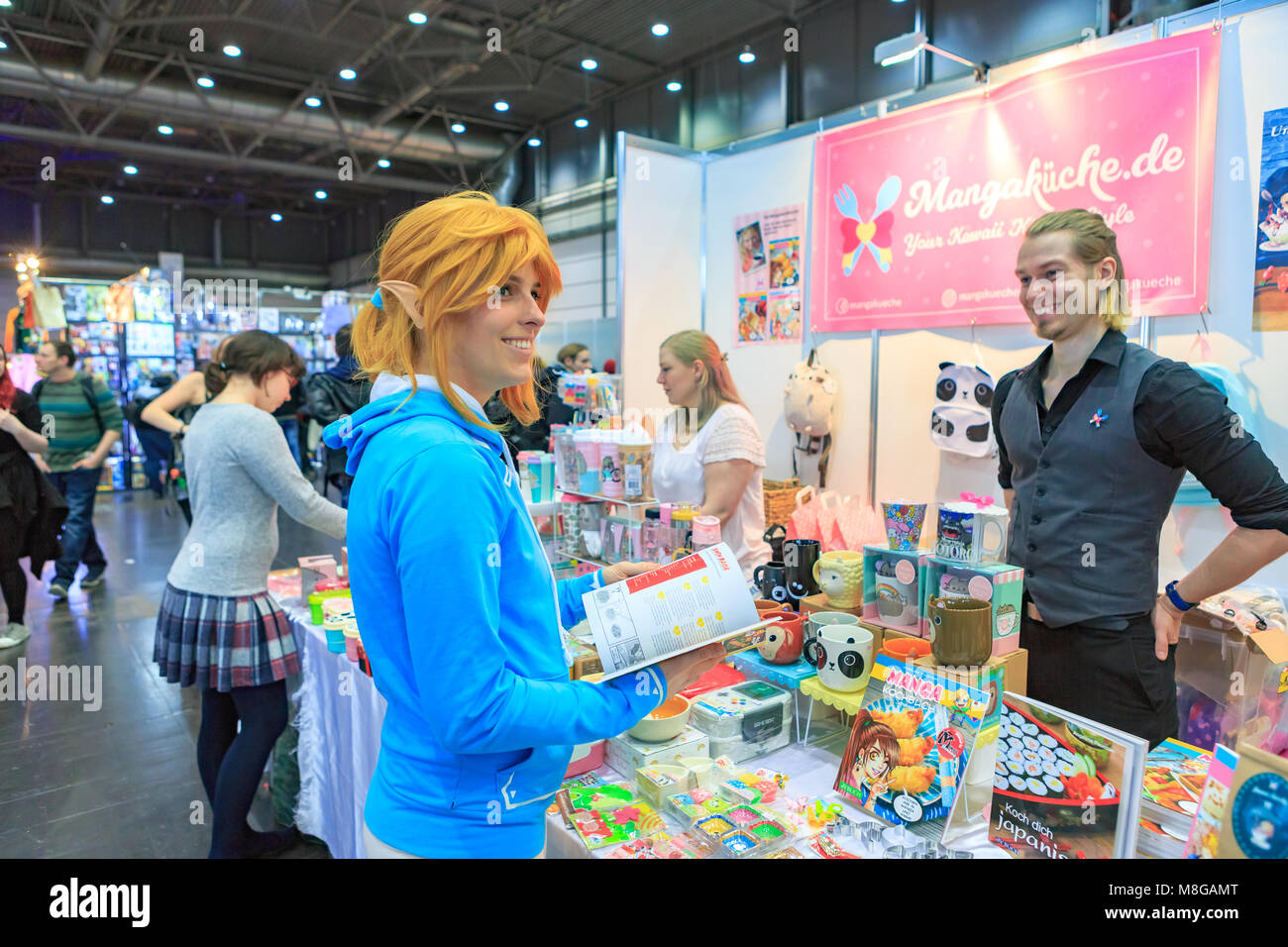 Leipzig Germany March 16 18 The Manga Comic Convention At The Stock Photo Alamy