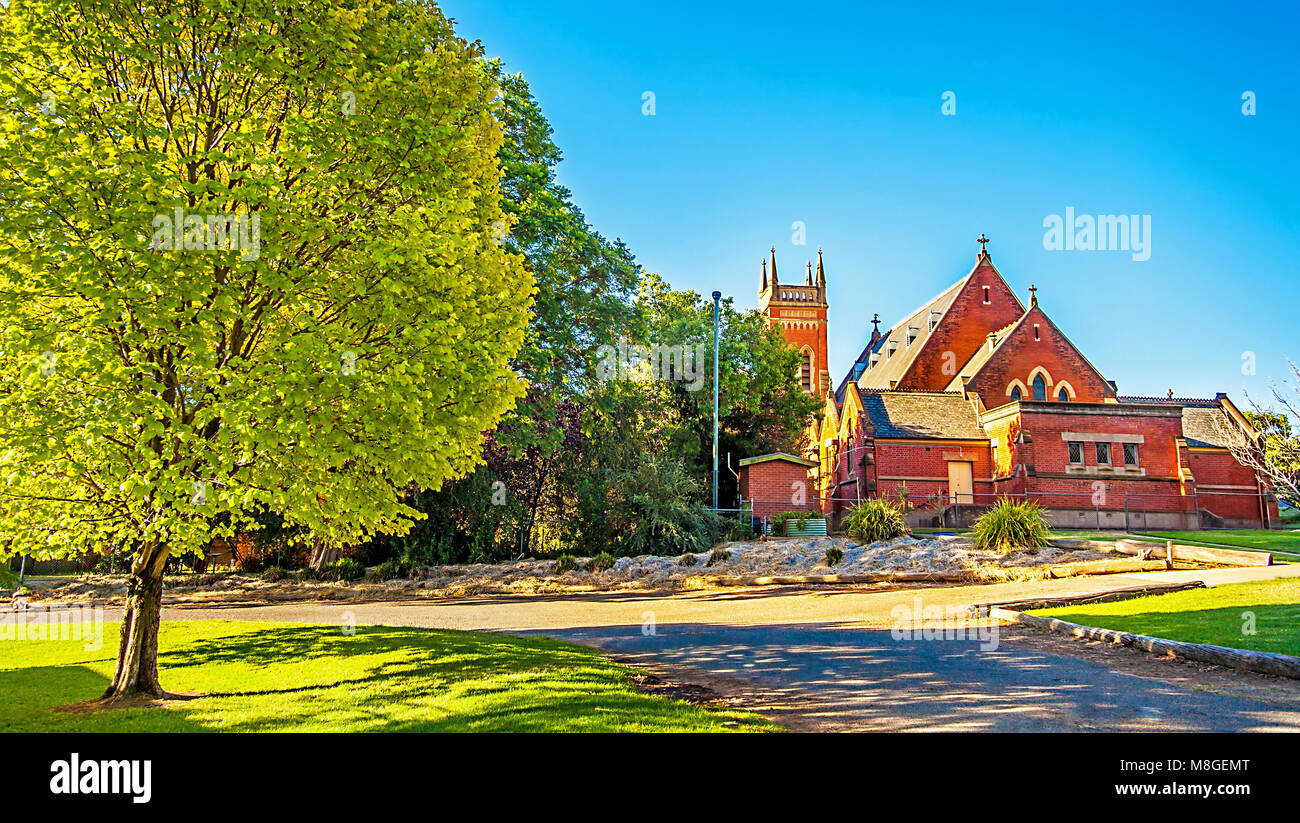 St Mel's Catholic Church in Narrandera New South Wales Australia on 09.03.2017 Stock Photo
