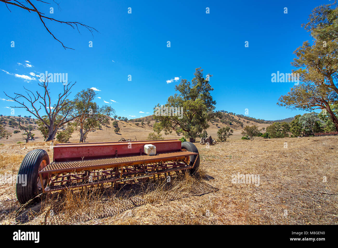 Farming near Narrandera New South Wales Australia Stock Photo