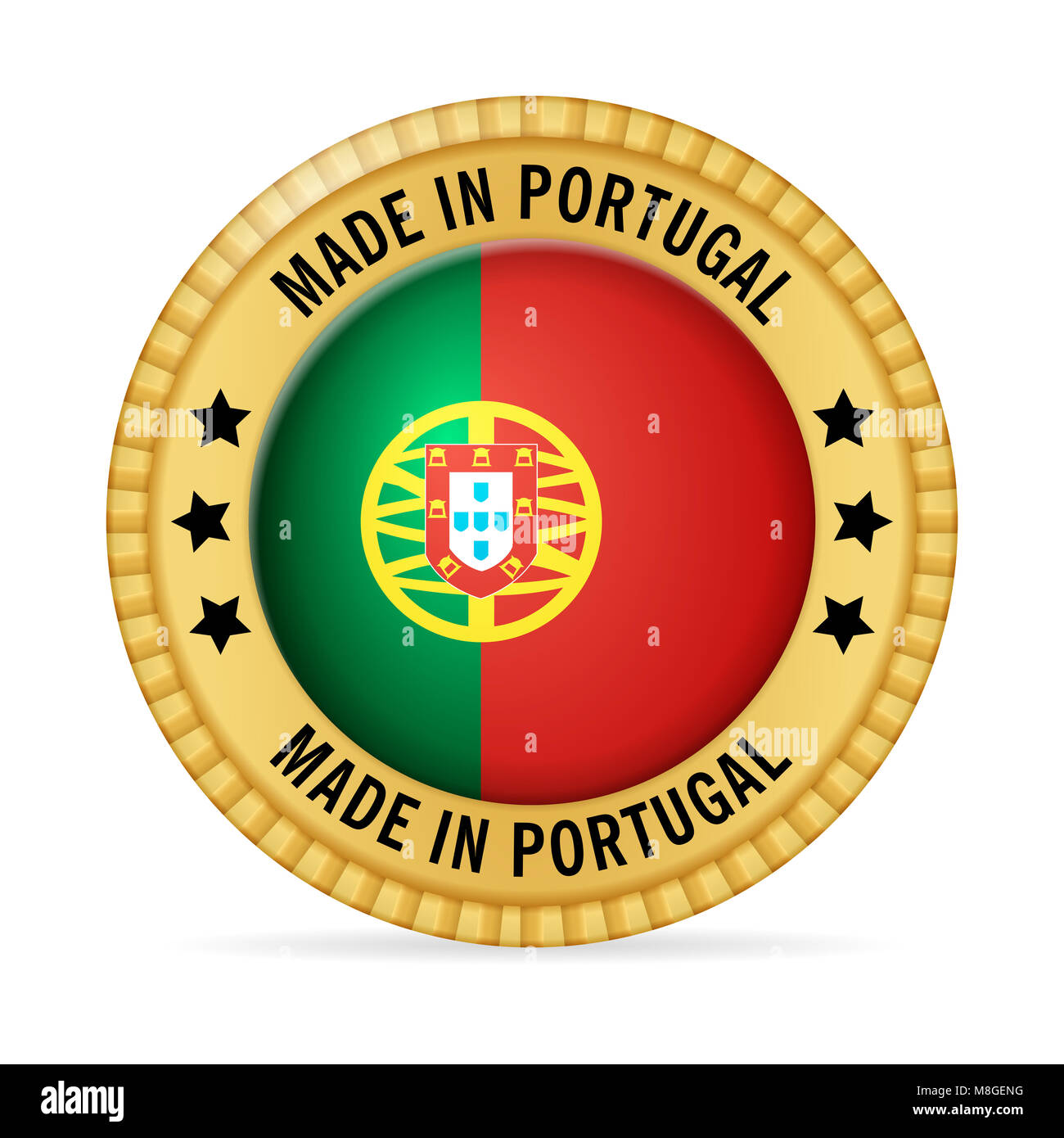 Icon made in Portugal on a white background Stock Photo Alamy