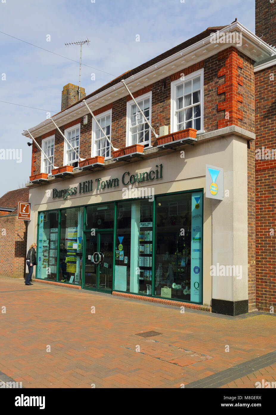 the town council in burgess hill west sussex Stock Photo Alamy