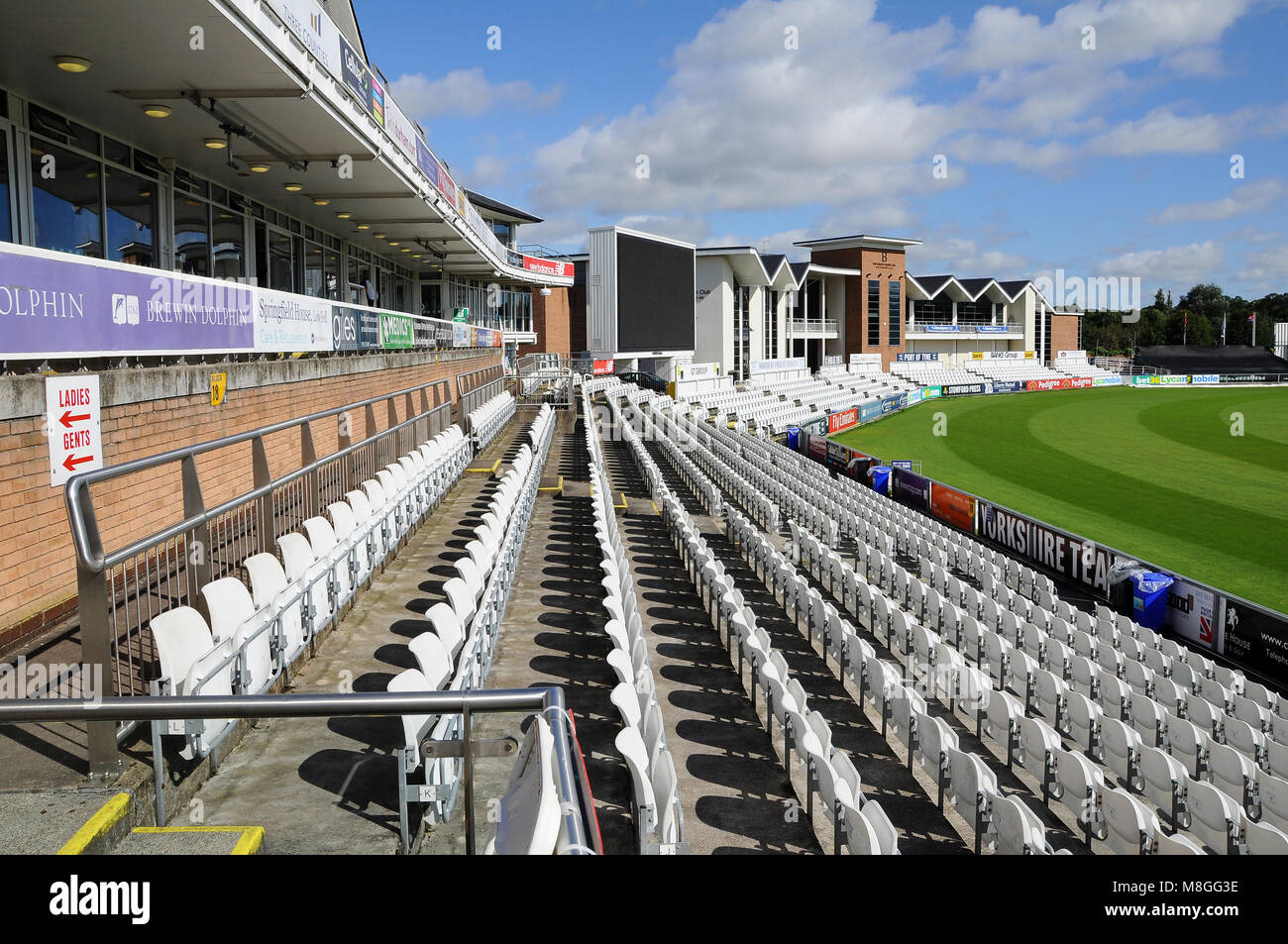 Durham CCC ground Chester Le Street Stock Photo