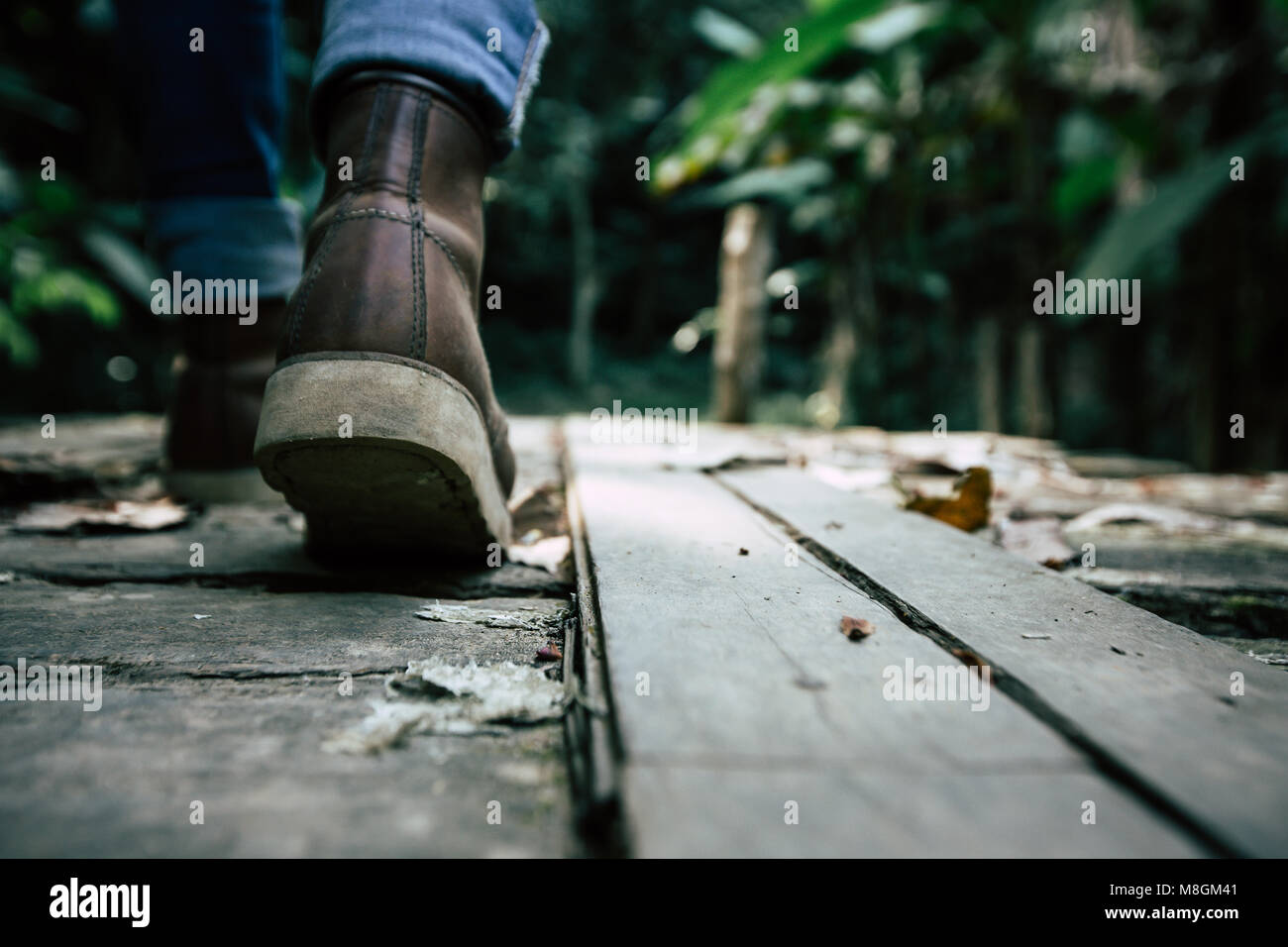 Asian woman power walking hi-res stock photography and images - Alamy