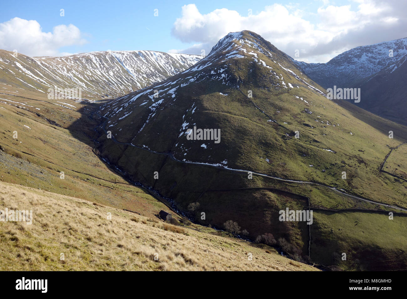 The Wainwright Gray Crag above the Filter House to Hayeswater Reservoir ...