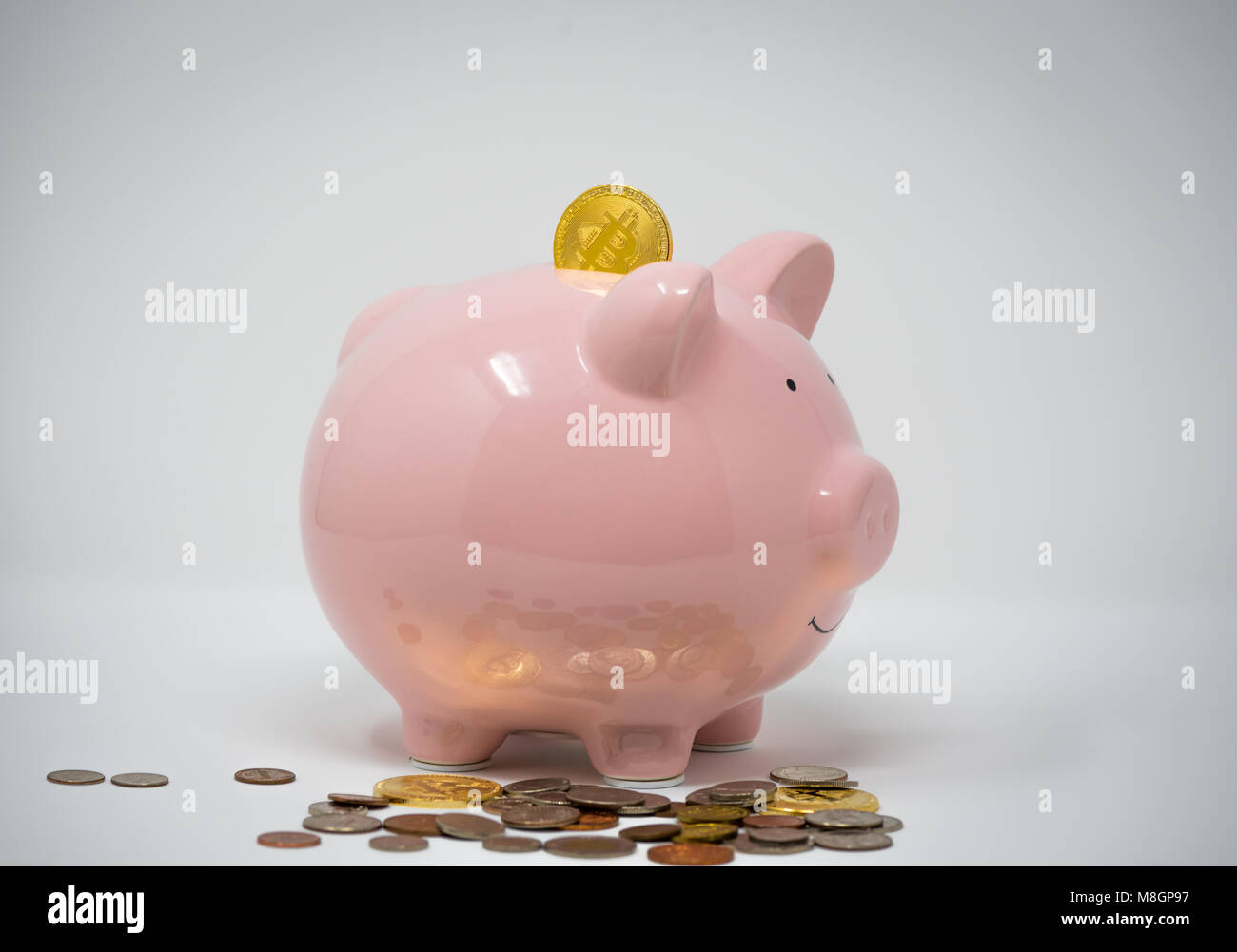 Investment and saving money Stock Photo