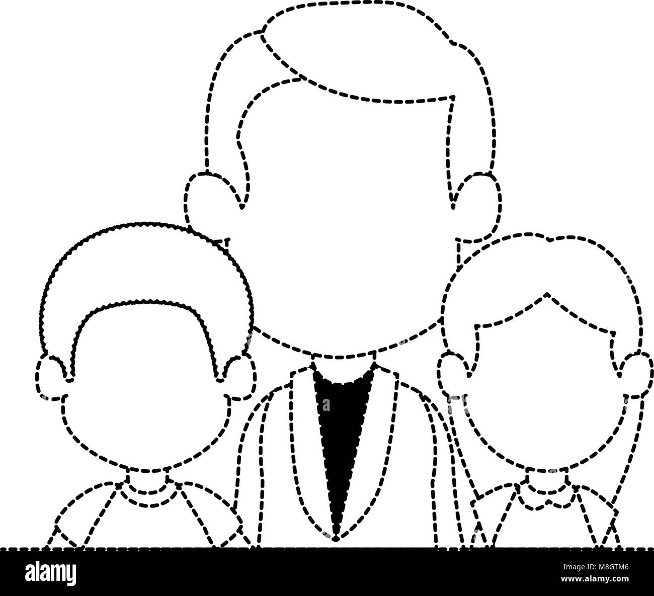 doctor with kids characters vector illustration design Stock Vector ...