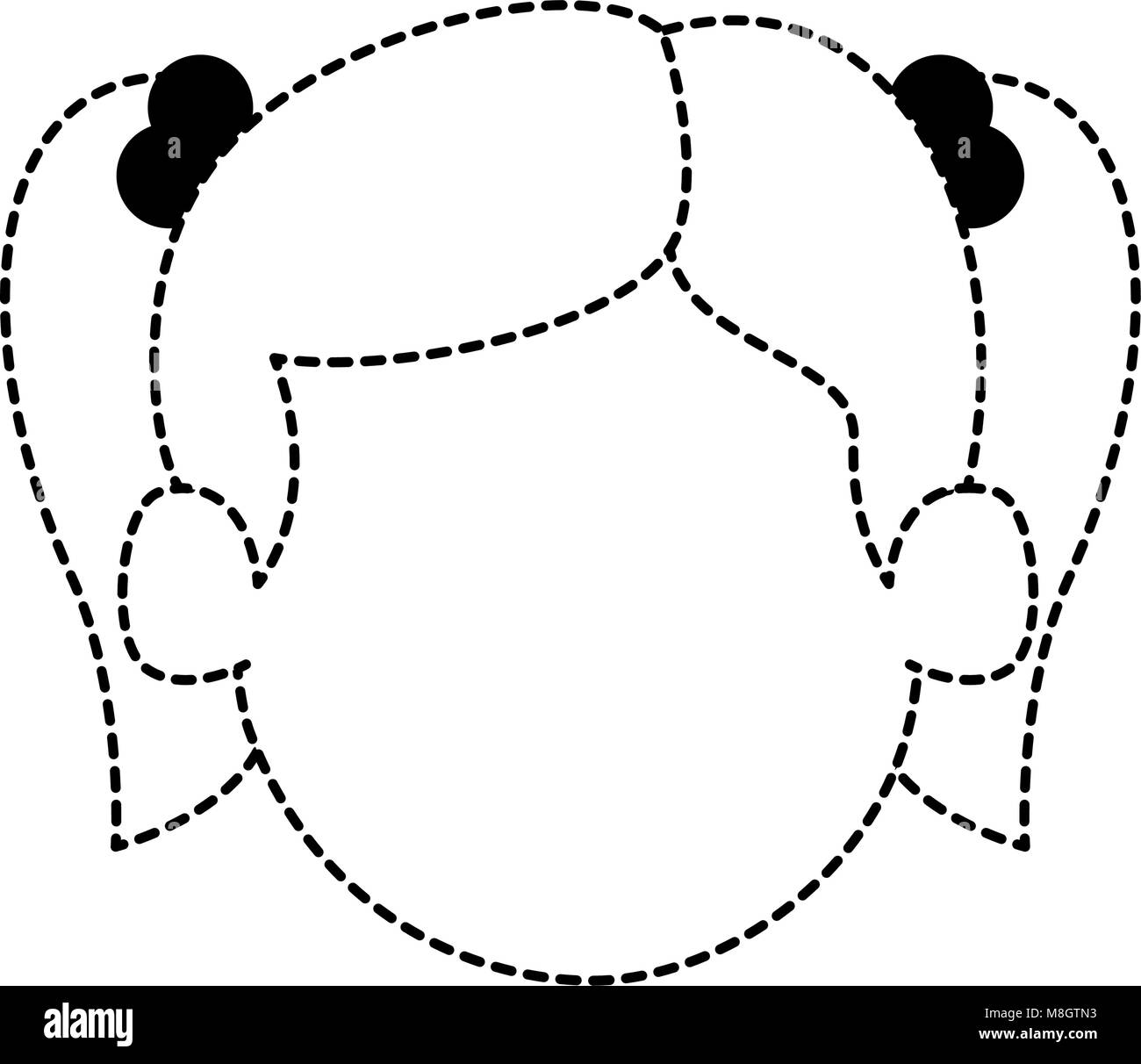 little girl head icon vector illustration design Stock Vector Image ...