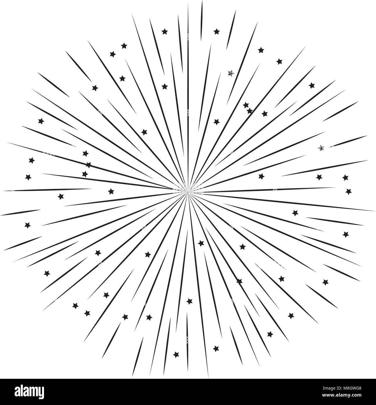 fireworks splash isolated icon vector illustration design Stock Vector ...