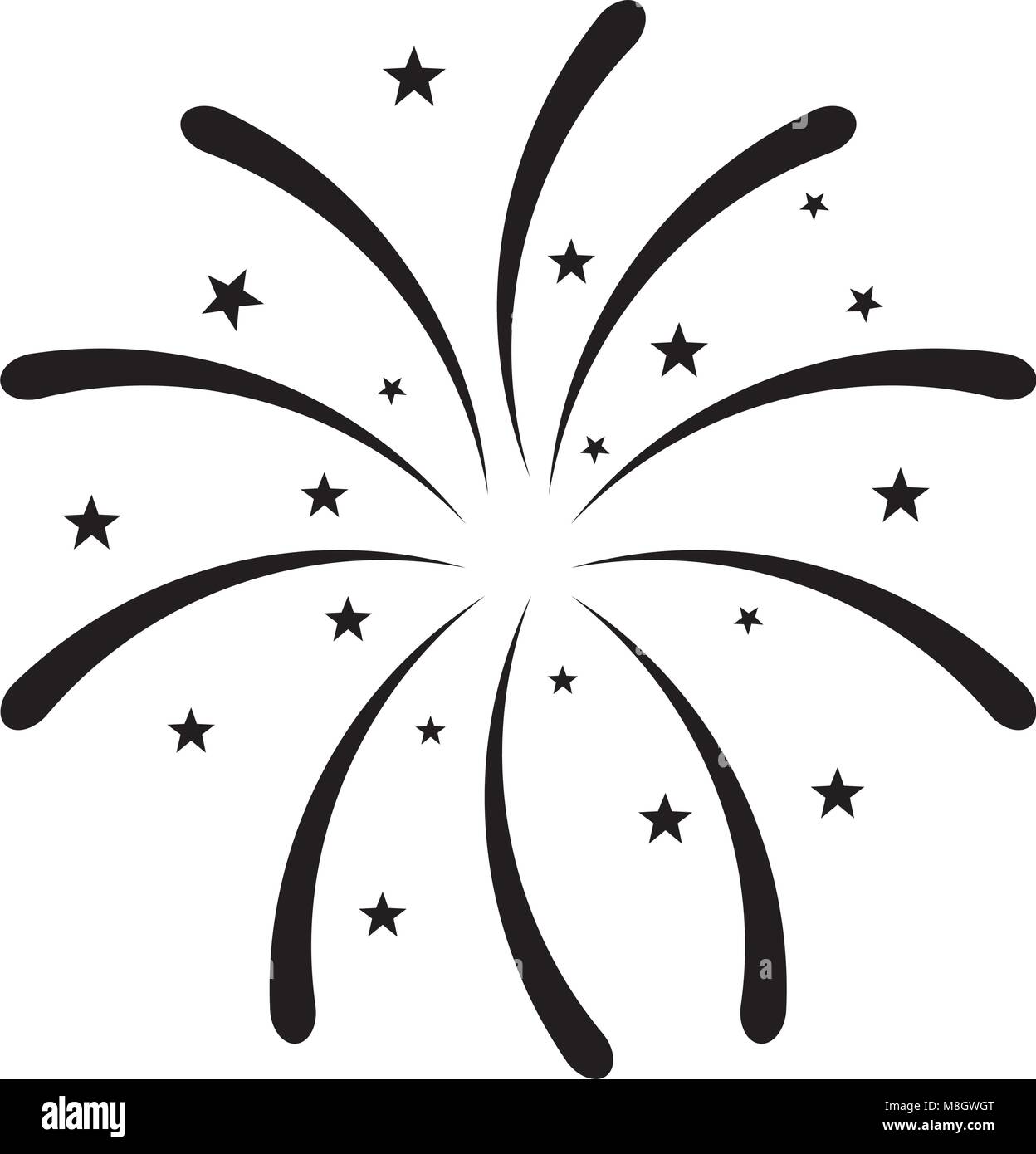fireworks splash isolated icon vector illustration design Stock Vector ...