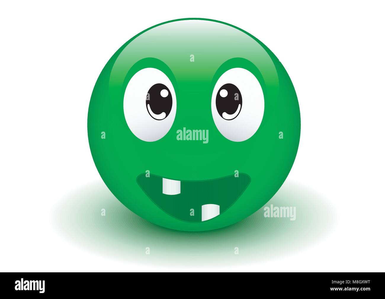 Toothless smile vector vectors hi-res stock photography and images - Alamy