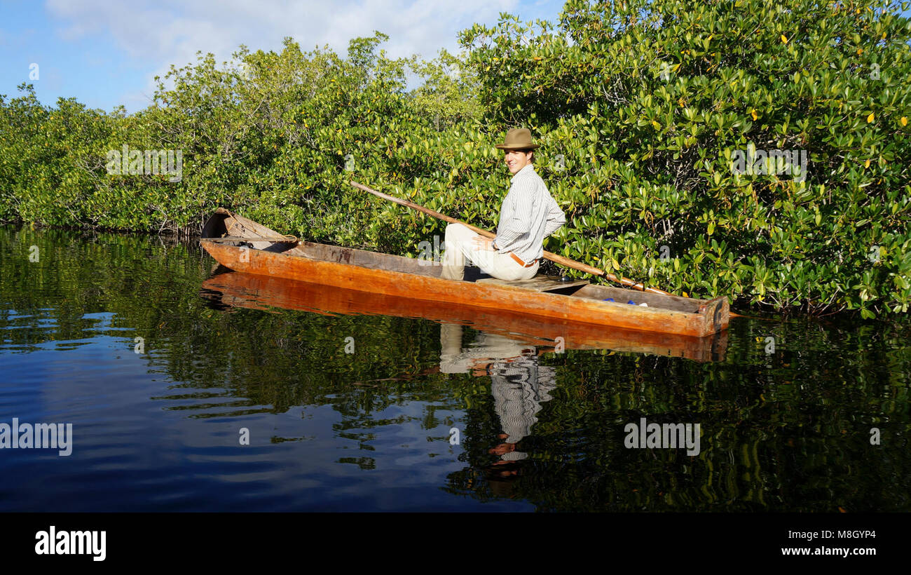 Game Warden Guy Bradley .Guided historical canoe trip in the old
