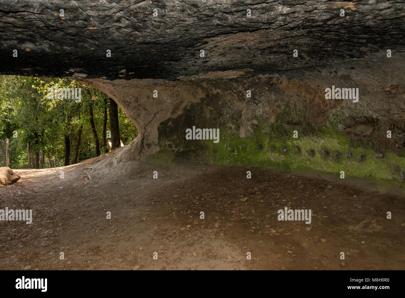 Mystische „Vie Cave“ zwischen Pitigliano und Sovana Stock Photo