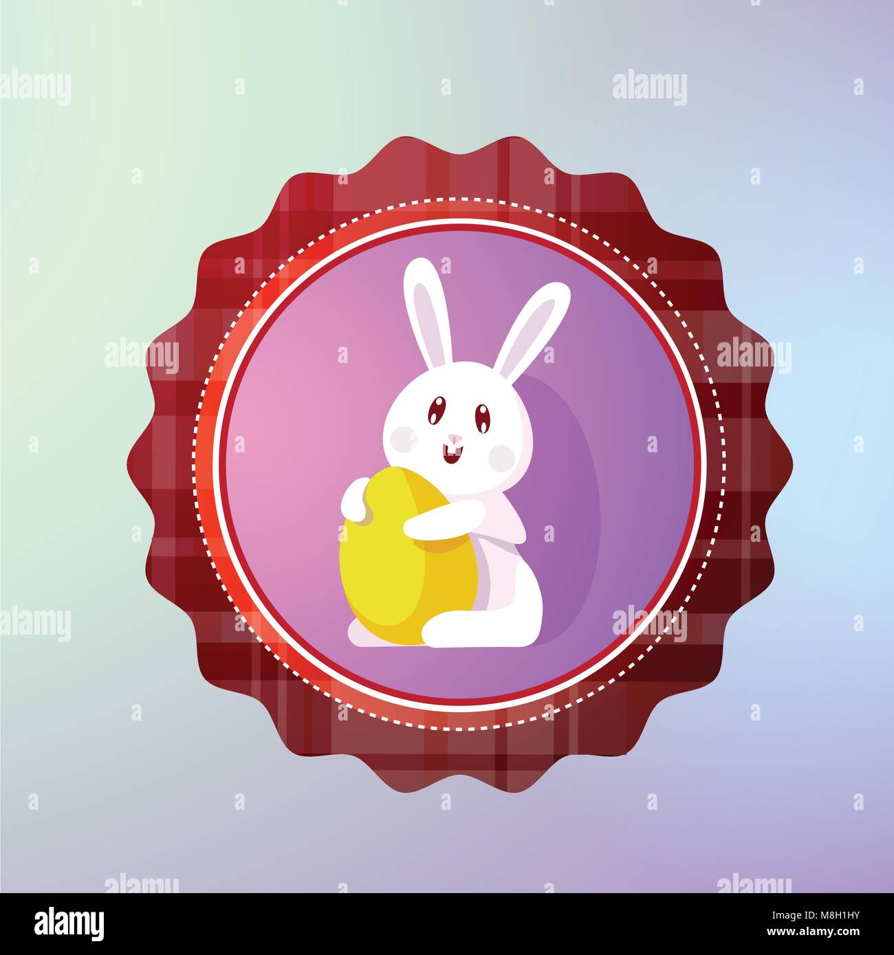 Happy easter egg design vector hi-res stock photography and images