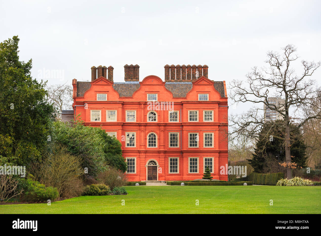 The Dutch House exterior at Kew Palace, Royal Palace in the Royal Bontanical Gardens, Kew Gardens, London, UK Stock Photo
