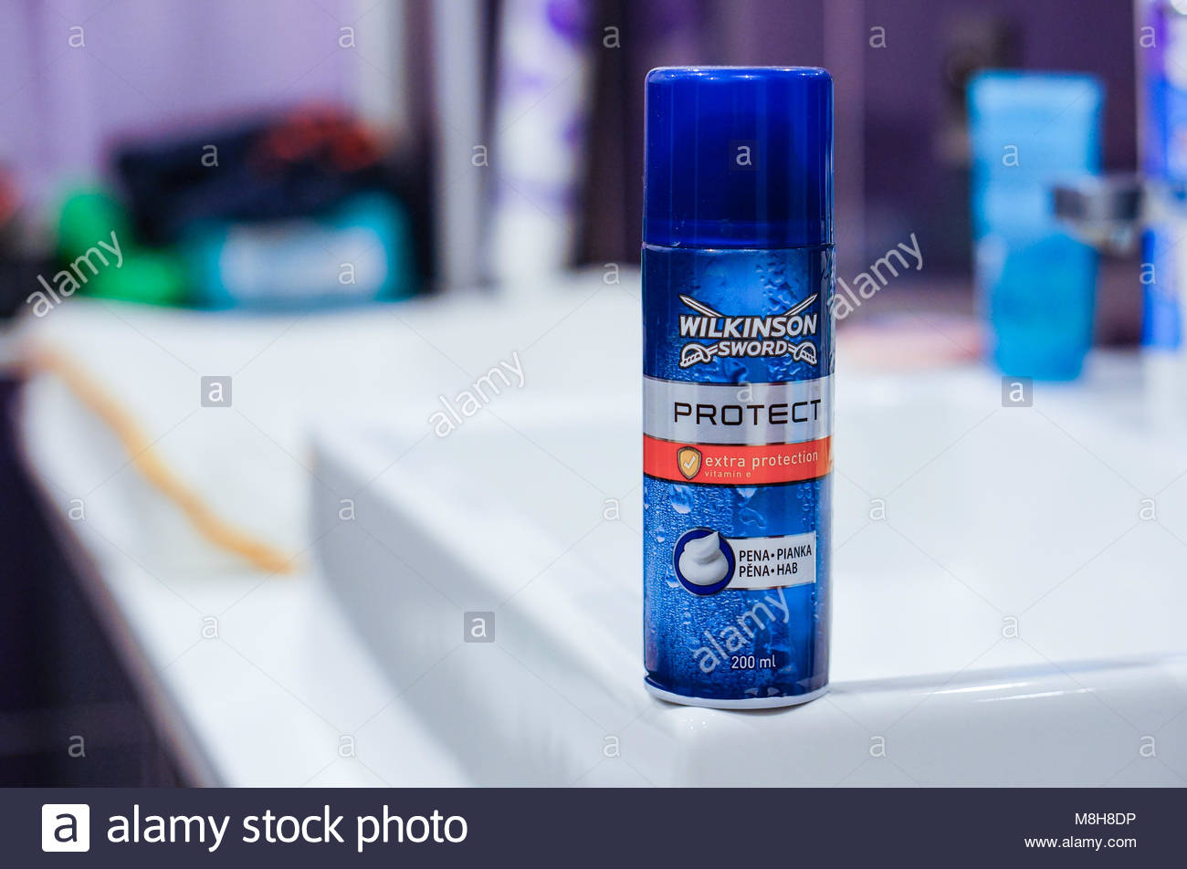 Download Shaving Foam Bottle High Resolution Stock Photography And Images Alamy PSD Mockup Templates