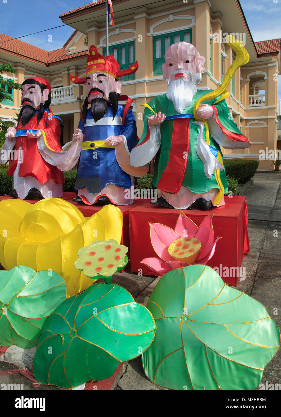 Thailand, Phuket, Phuket Town, Chinese New Year, decoration Stock Photo