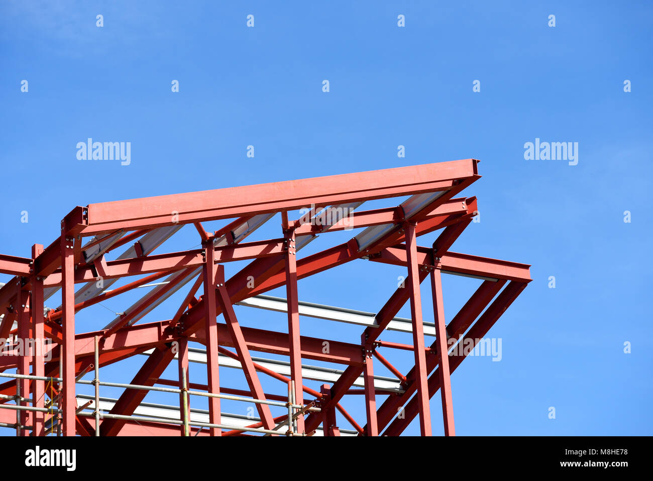 Red metal beams hires stock photography and images Alamy