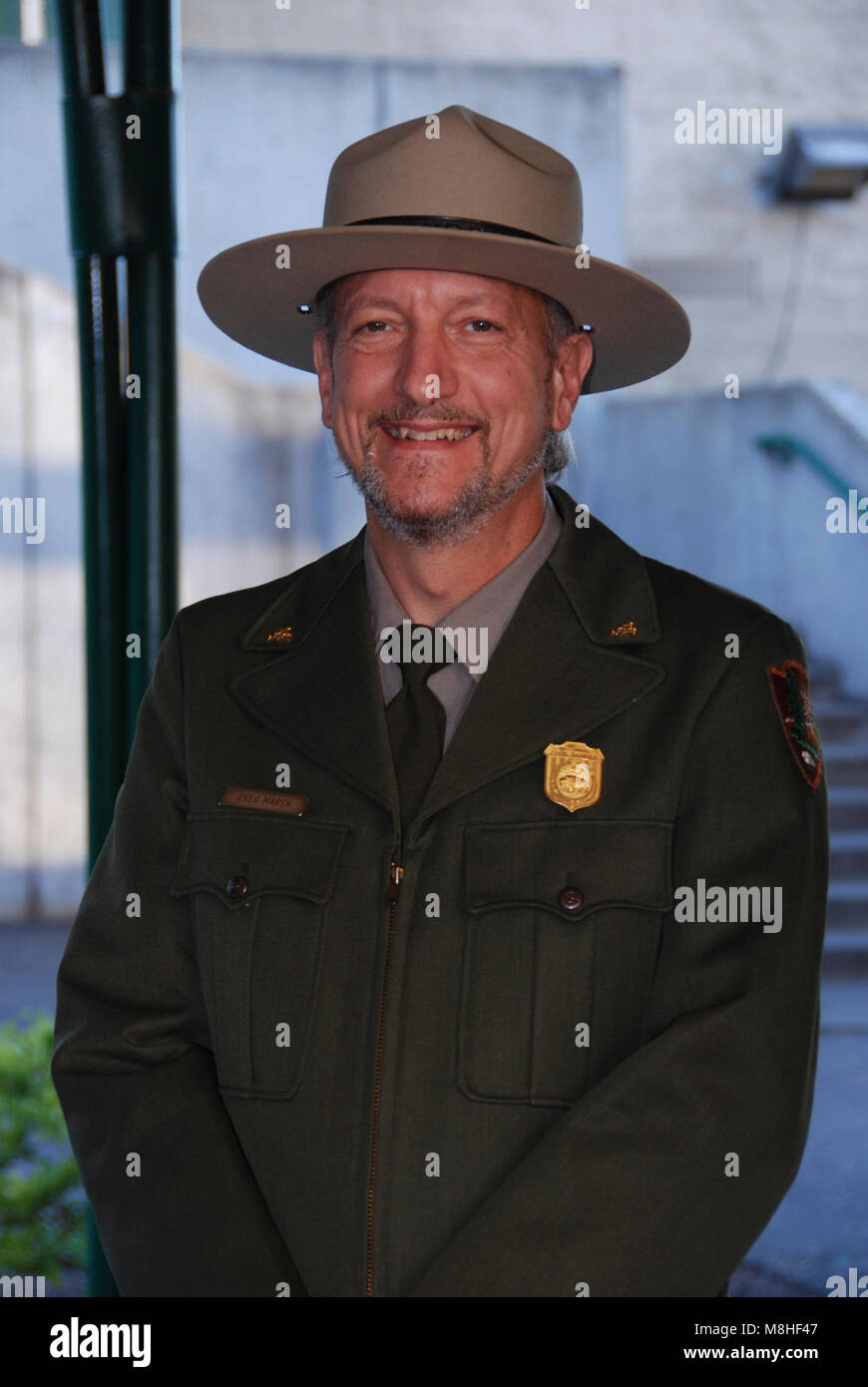 ranger portrait profile Greg formal uniform Stock Photo - Alamy