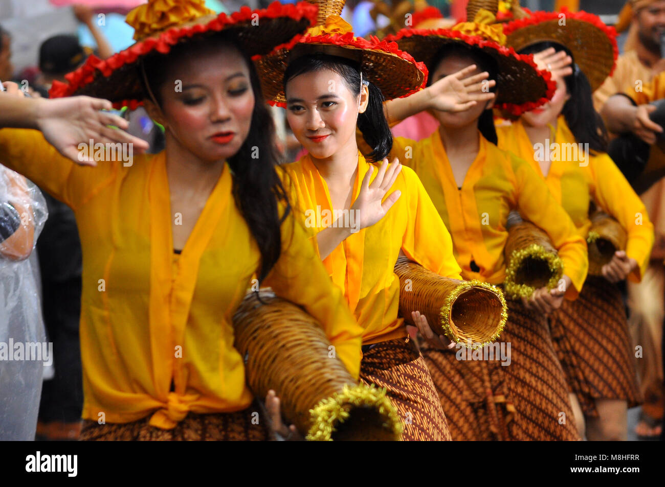 Indonesia: Classical dance cultural heritage Stock Photo