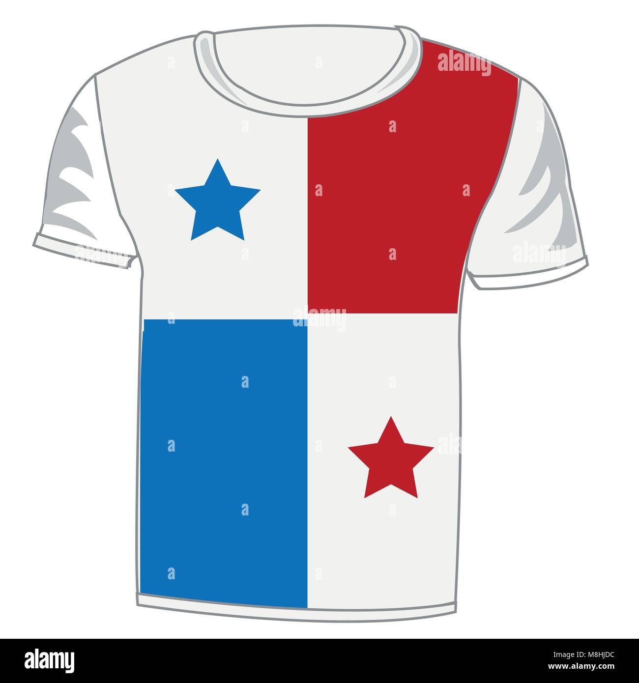 T-shirt flag Panama Stock Vector Image & Art - Alamy