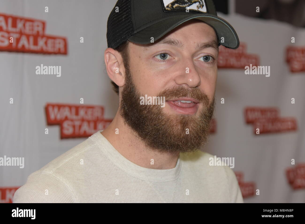 Mannheim, Germany, 17 Mar 2018. Actor Michael Traynor (Nicholas on The  Walking Dead) at the Walker Stalker Germany convention. (Photo by Markus  Wissmann) Credit: Markus Wissmann/Alamy Live News Stock Photo - Alamy