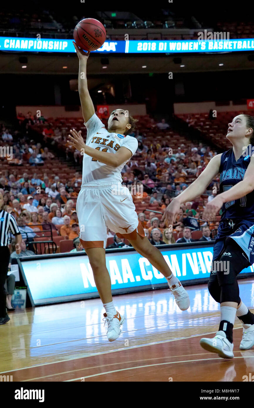 March 17, 2018. Brooke McCarty 11 of the Texas Longhorns vs the Maine