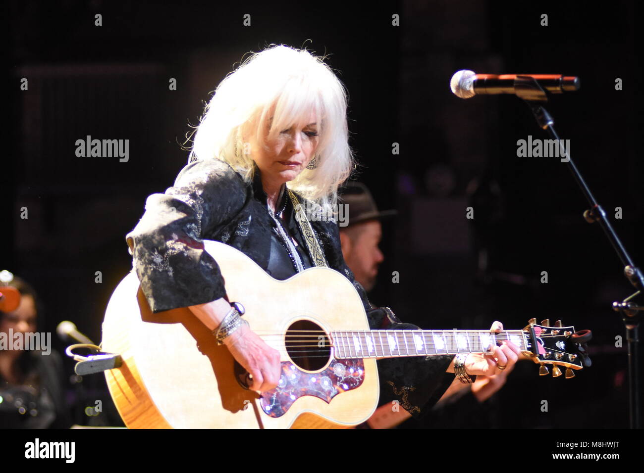 New York New York, USA. 15th Mar, 2018. EMMYLOU HARRIS performing at Love Rocks NYC at the Beacon Theater. Credit: Jeffrey Geller/ZUMA Wire/Alamy Live News Stock Photo