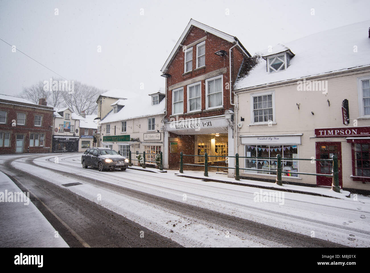 High Street, Fordingbridge, Hampshire, England, UK, 18th March 2018