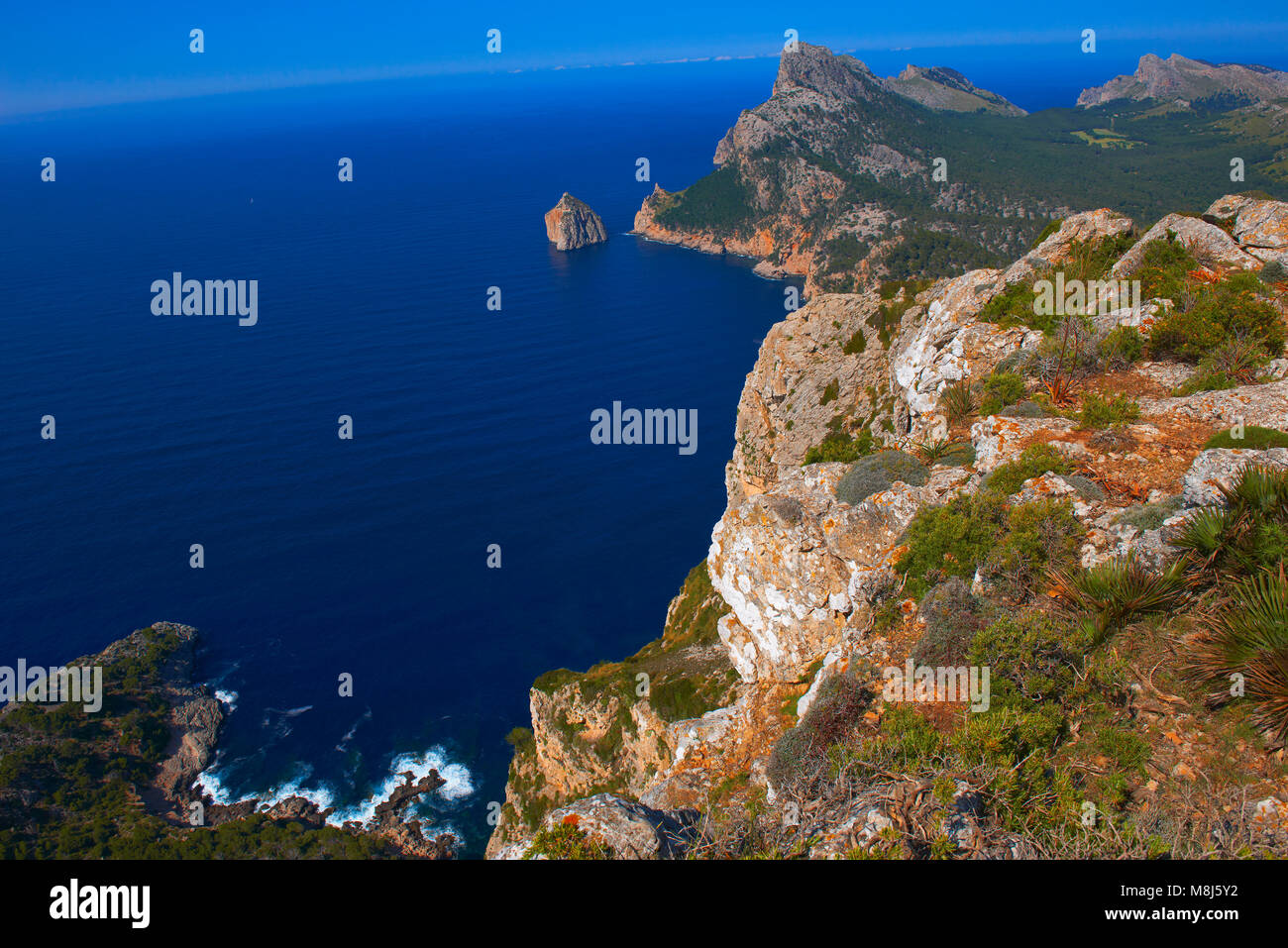 Mallorca, Cabo de Formentor, Formentor Cape, Serra de Tramuntana ...