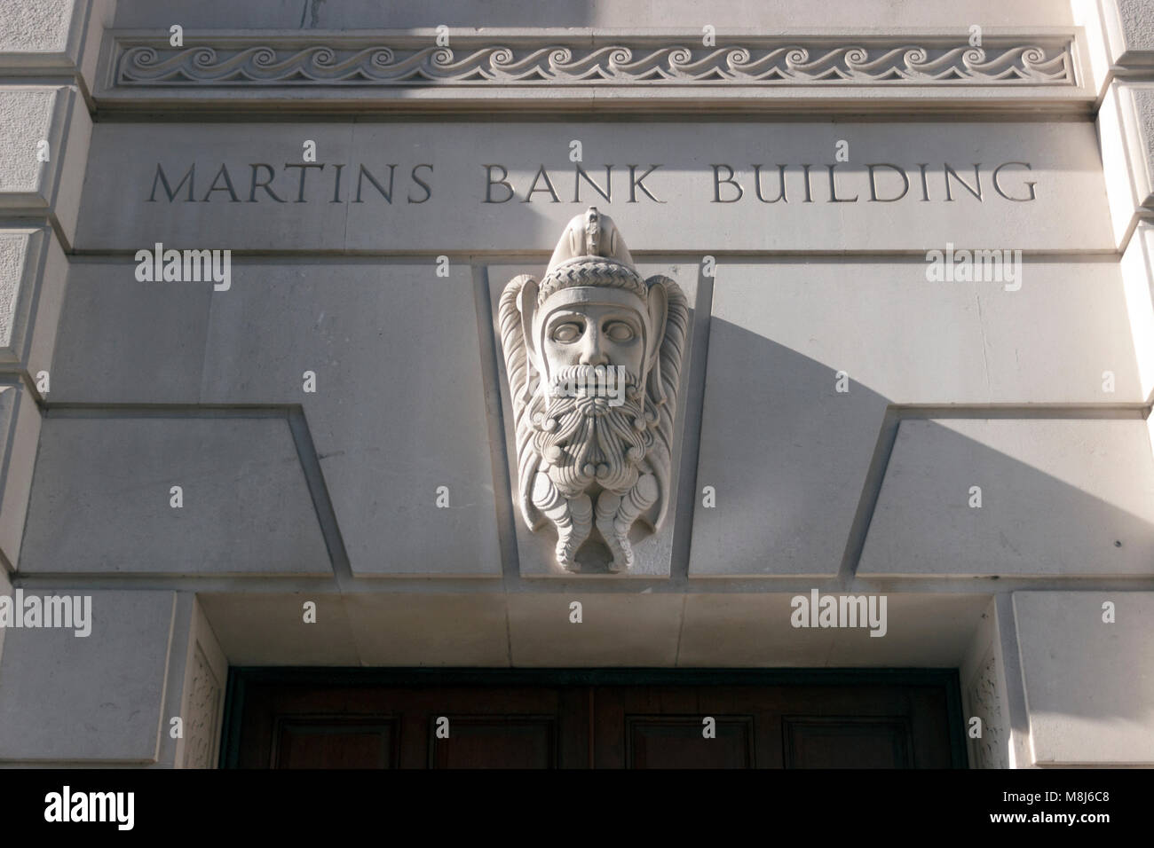 Martins Bank Building Stock Photo