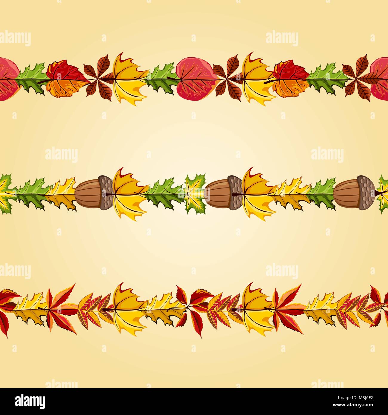 Autumn background vector illustration Stock Vector Image & Art - Alamy