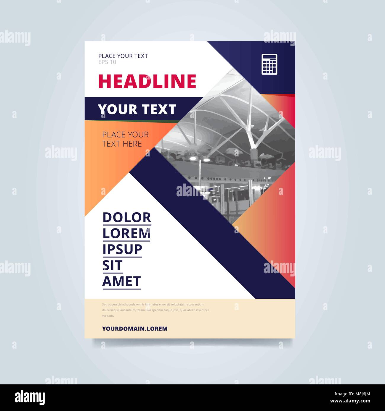 Brochure layout design vector illustration Stock Vector Image & Art - Alamy