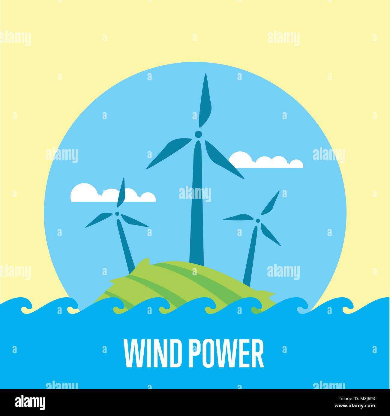 Wind turbine environment environmental power source electricity