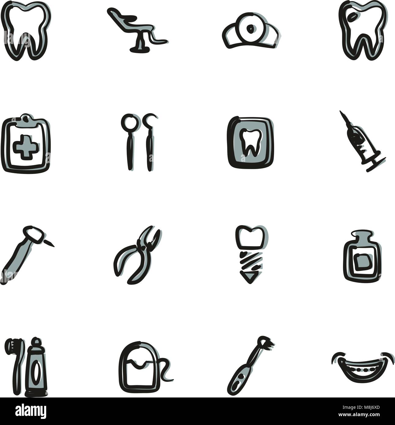 Tooth color chart hires stock photography and images Alamy