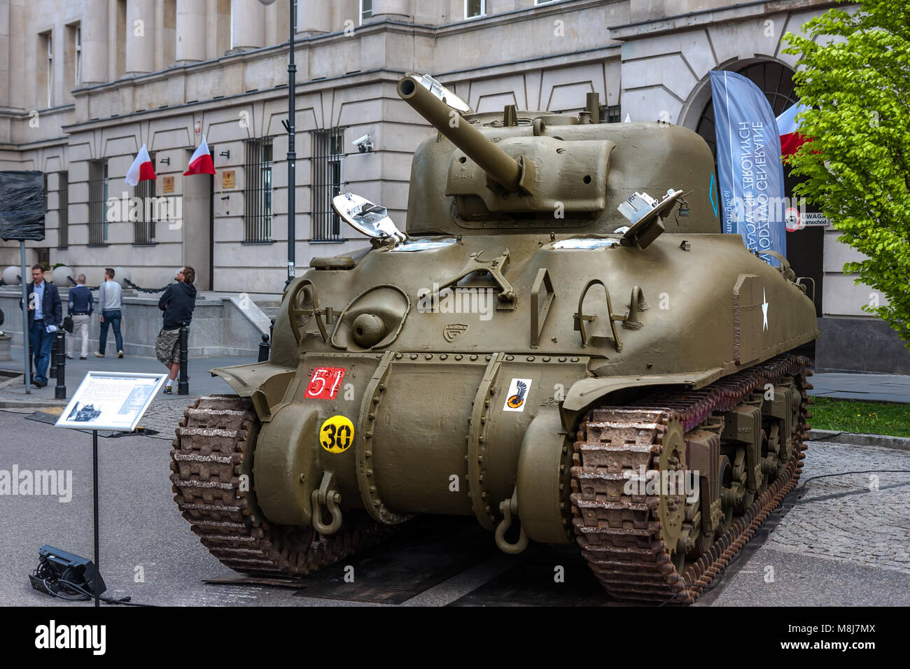 Sherman tank, Canadian versionof M4, used during World War II. 70th