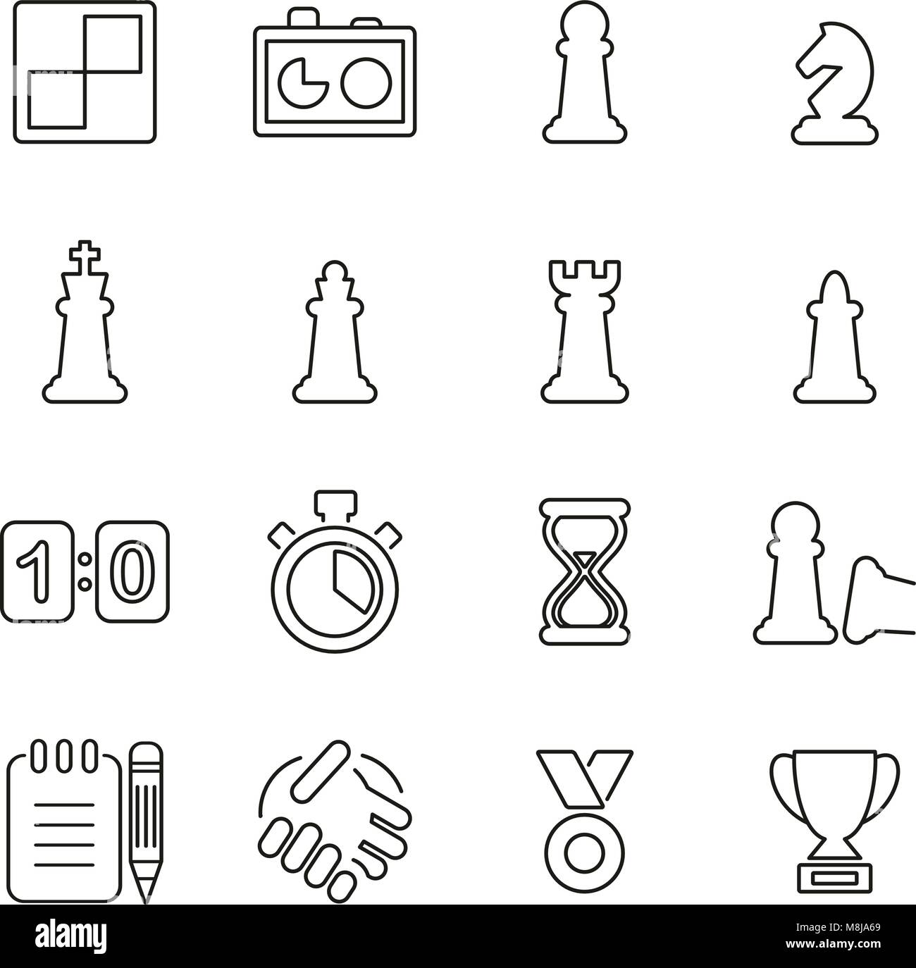 Medal chess champion Stock Vector Images - Alamy