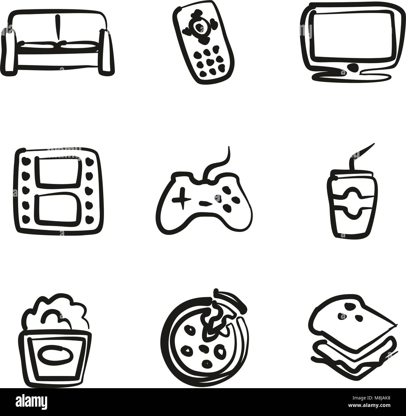 Couch Potato Stock Vector Images Alamy