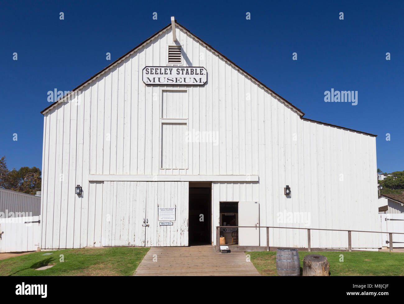 Seeley Stable Museum, San Diego State Historic Park, California, USA Stock Photo