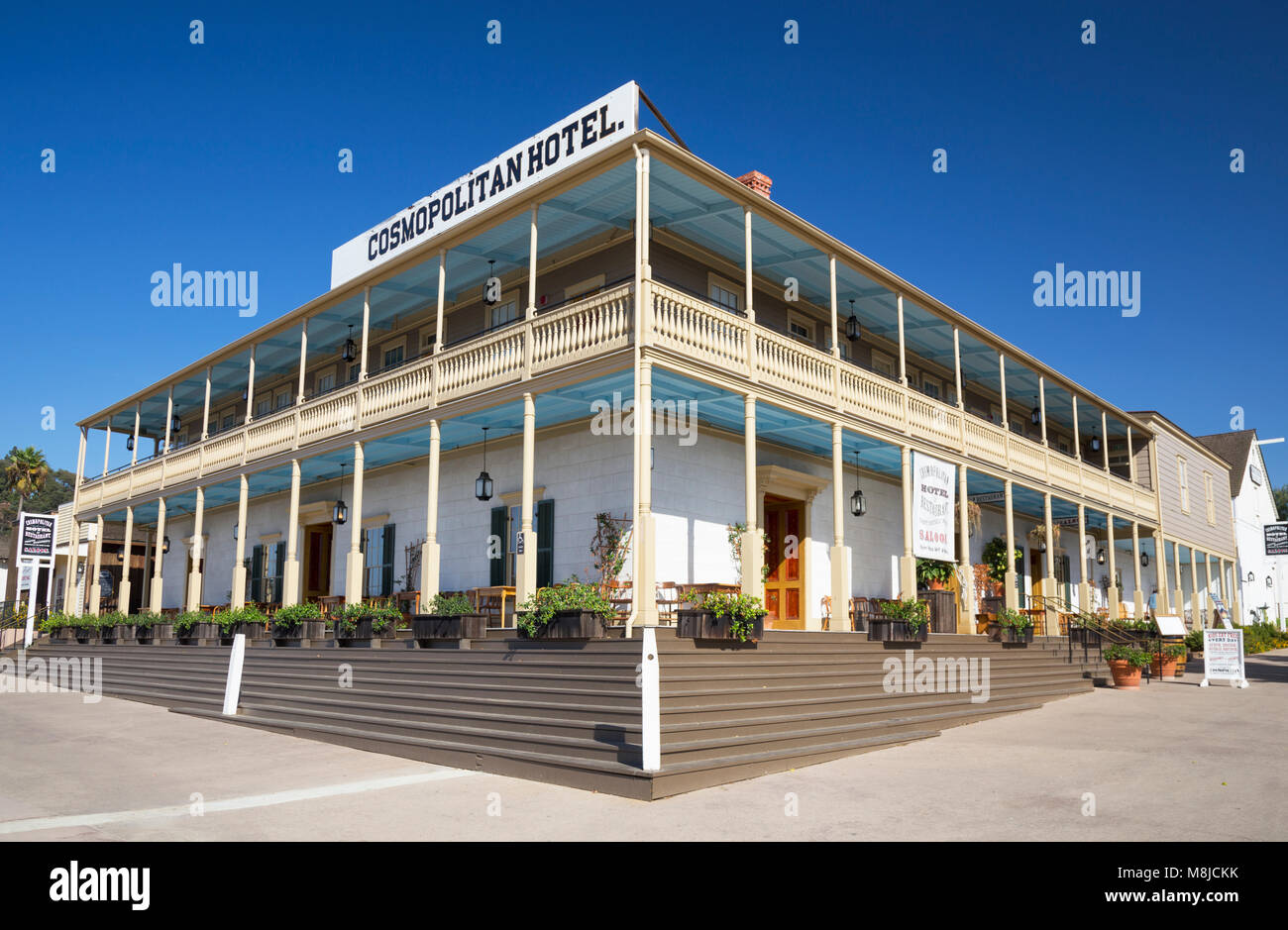 Cosmopolitan Hotel, San Diego State Historic Park, California, USA Stock Photo