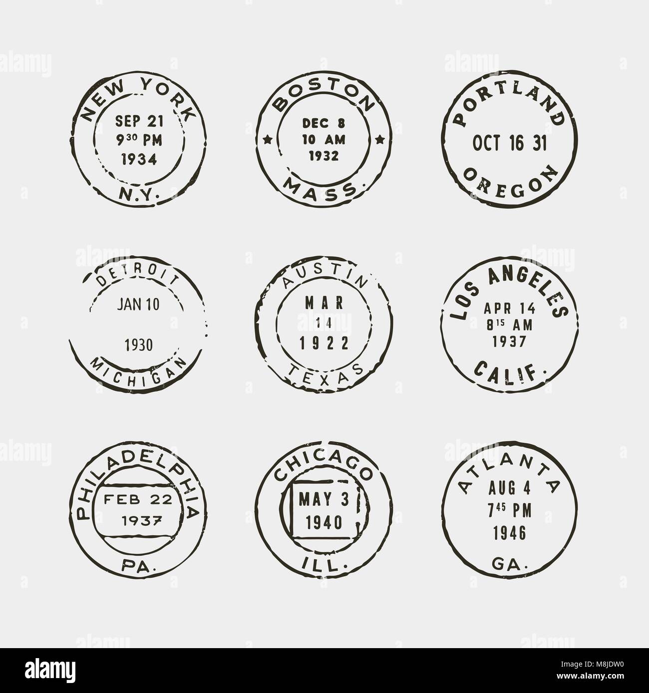 Retro postage hires stock photography and images Alamy