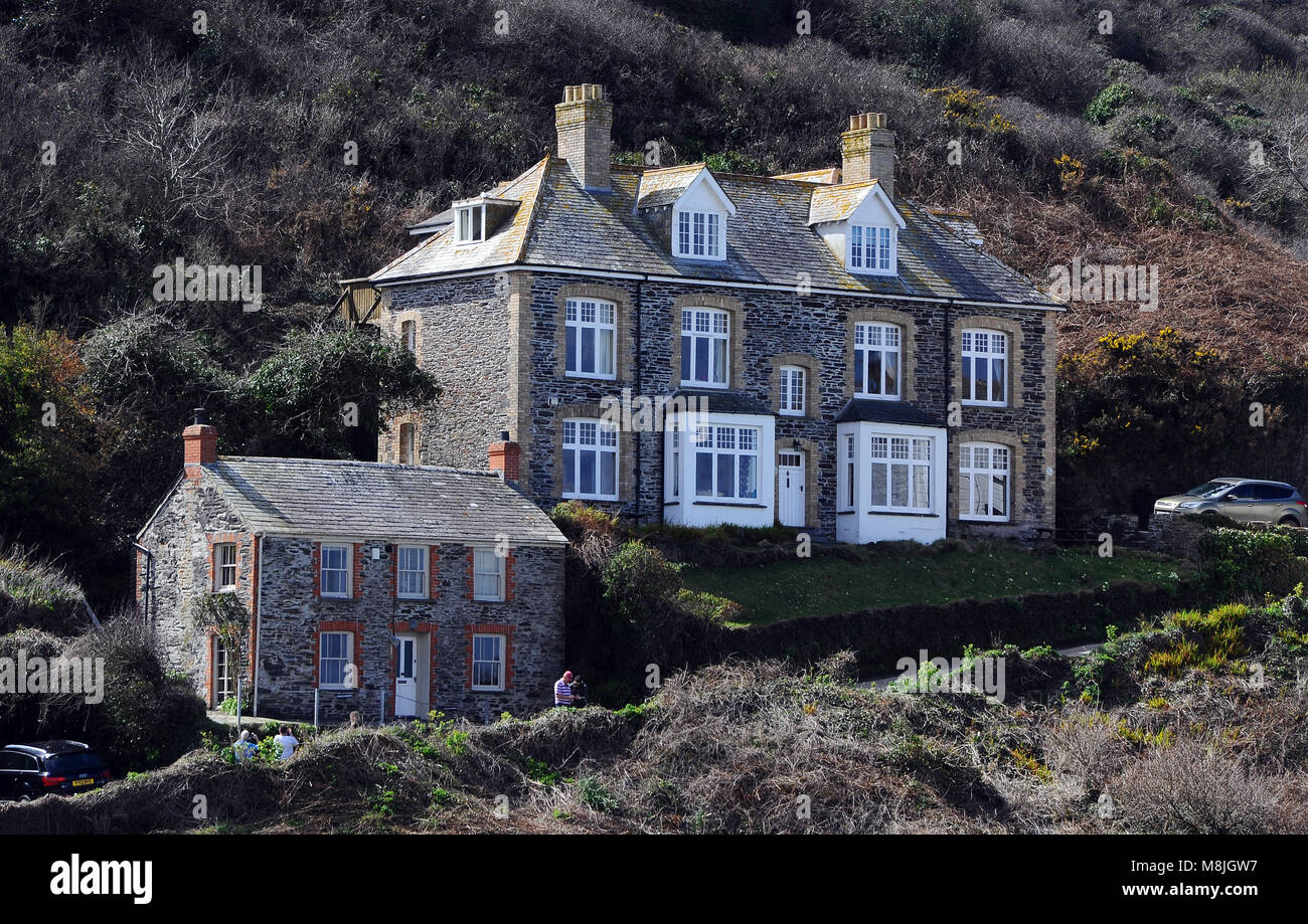 Port Isaac North Cornwall. Location of TV series Doc Martin starring